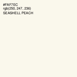 #FAF7EC - Seashell Peach Color Image